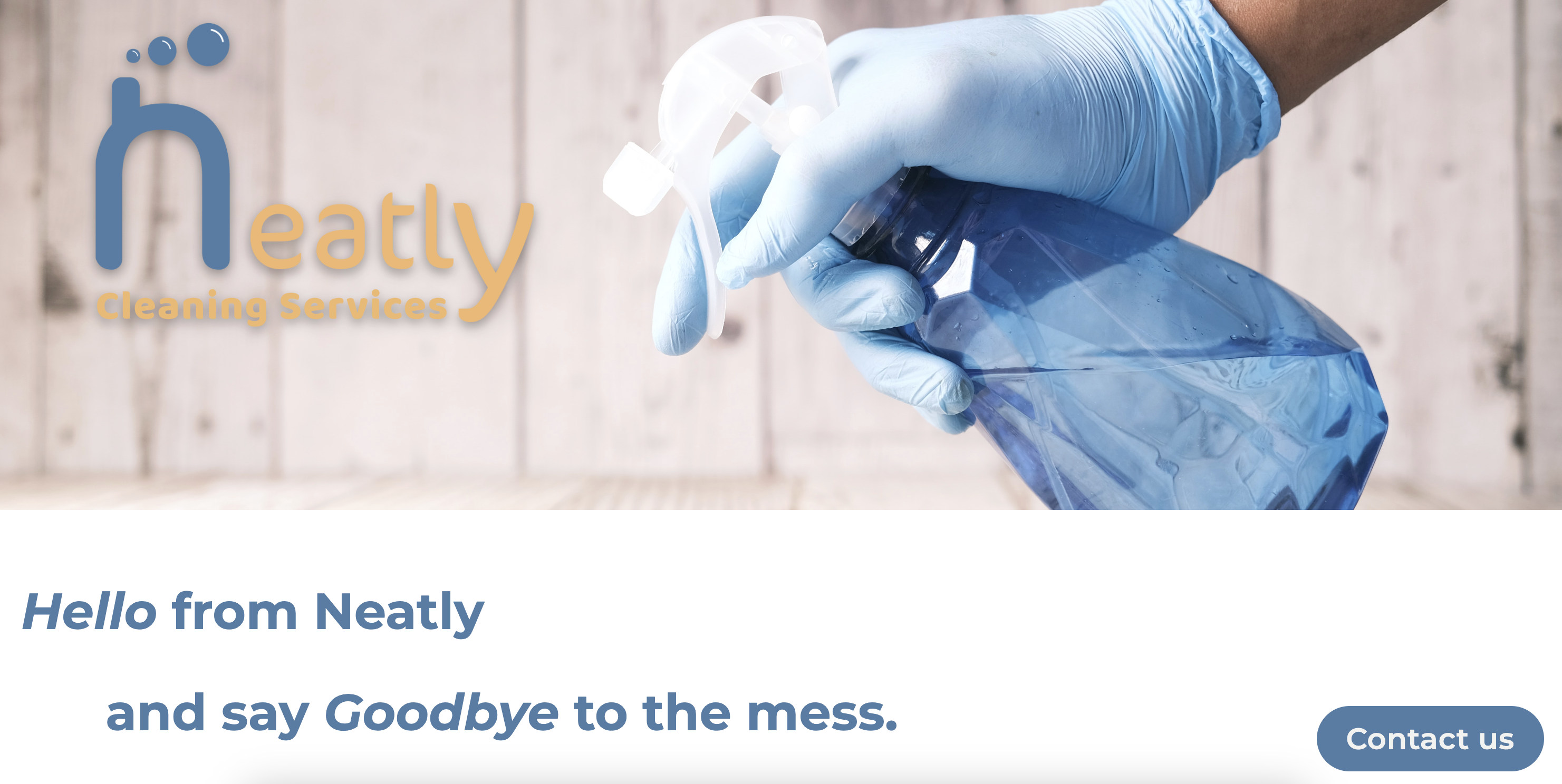 Screenshot of Neatly Cleaning Services